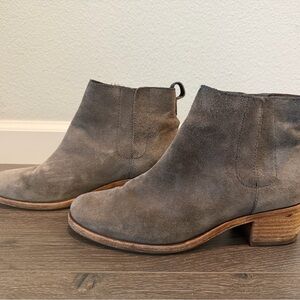 Kork-Ease Mindo Ankle Boots in Grey Suede - Size 9